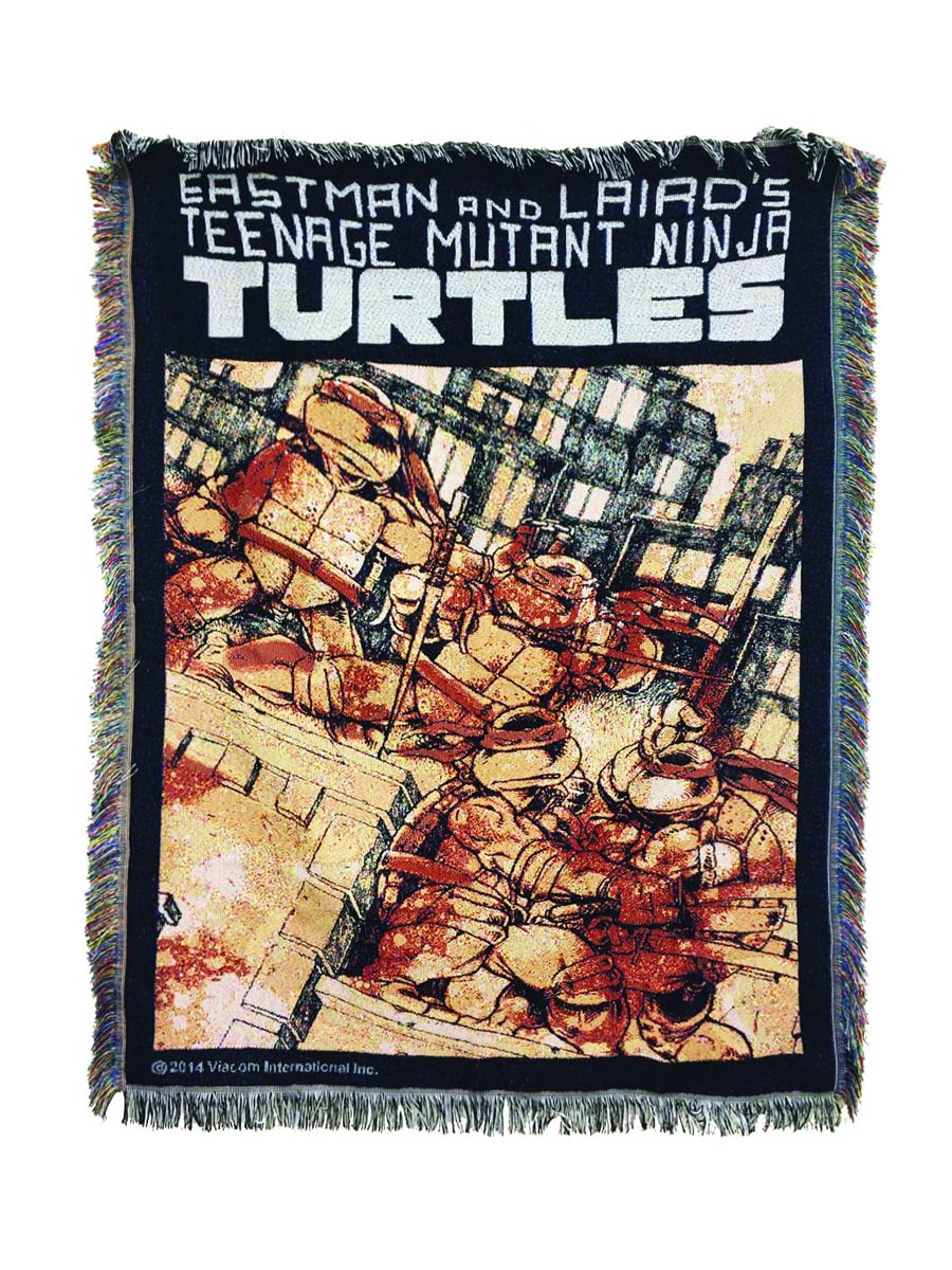 Teenage Mutant Ninja Turtles Kevin Eastman & Peter Laird Previews Exclusive Tapestry Blanket