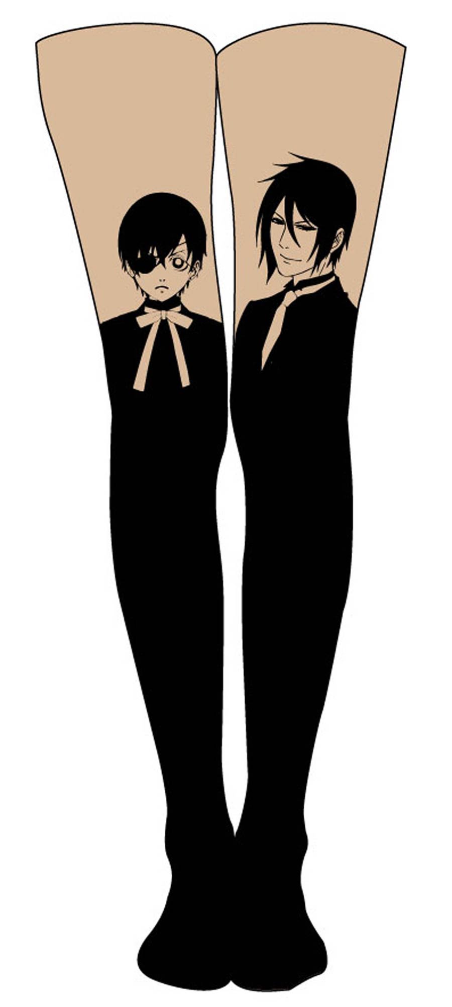 Black Butler Sebastian/Ciel Tights S/M