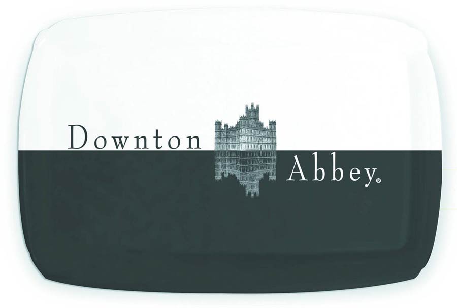 Downton Abbey Black & White Tea Tray