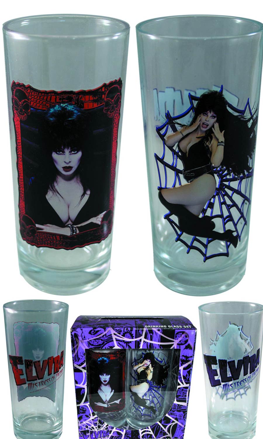 Elvira Mistress Of The Dark 2-Pack Pint Set