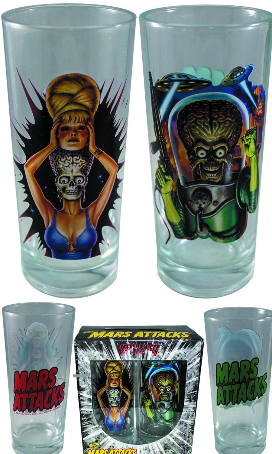 Mars Attacks 2-Pack Pint Set