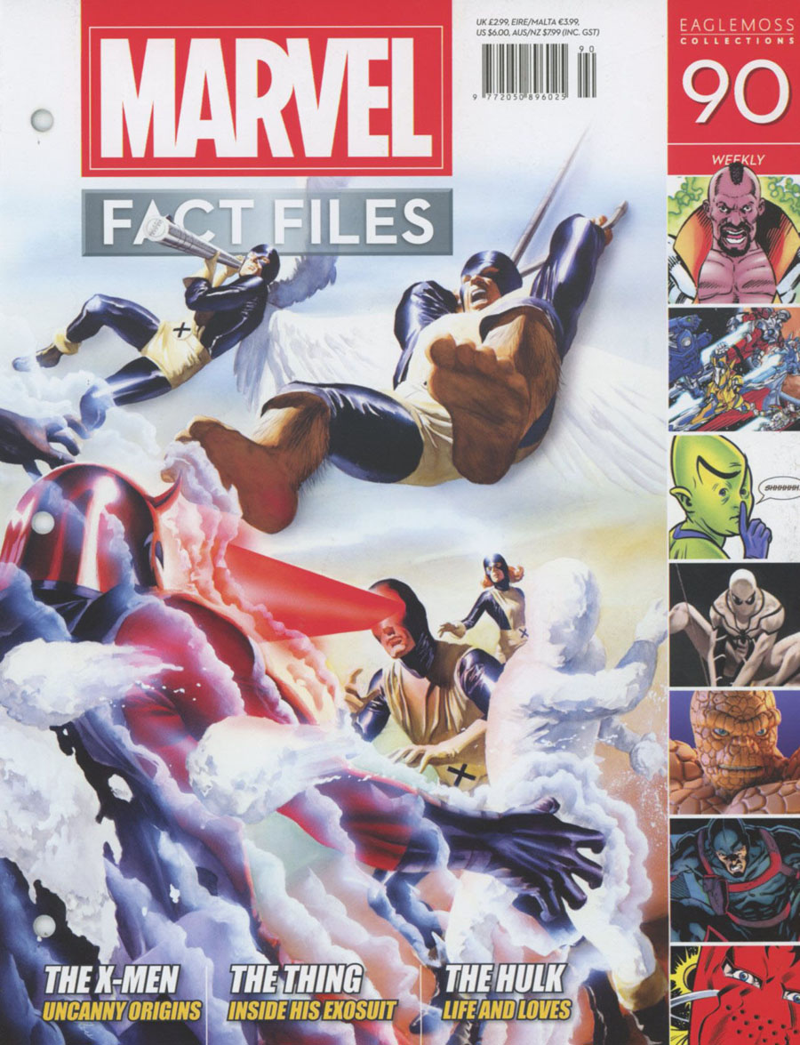 Marvel Fact Files #90 Uncanny X-Men Team
