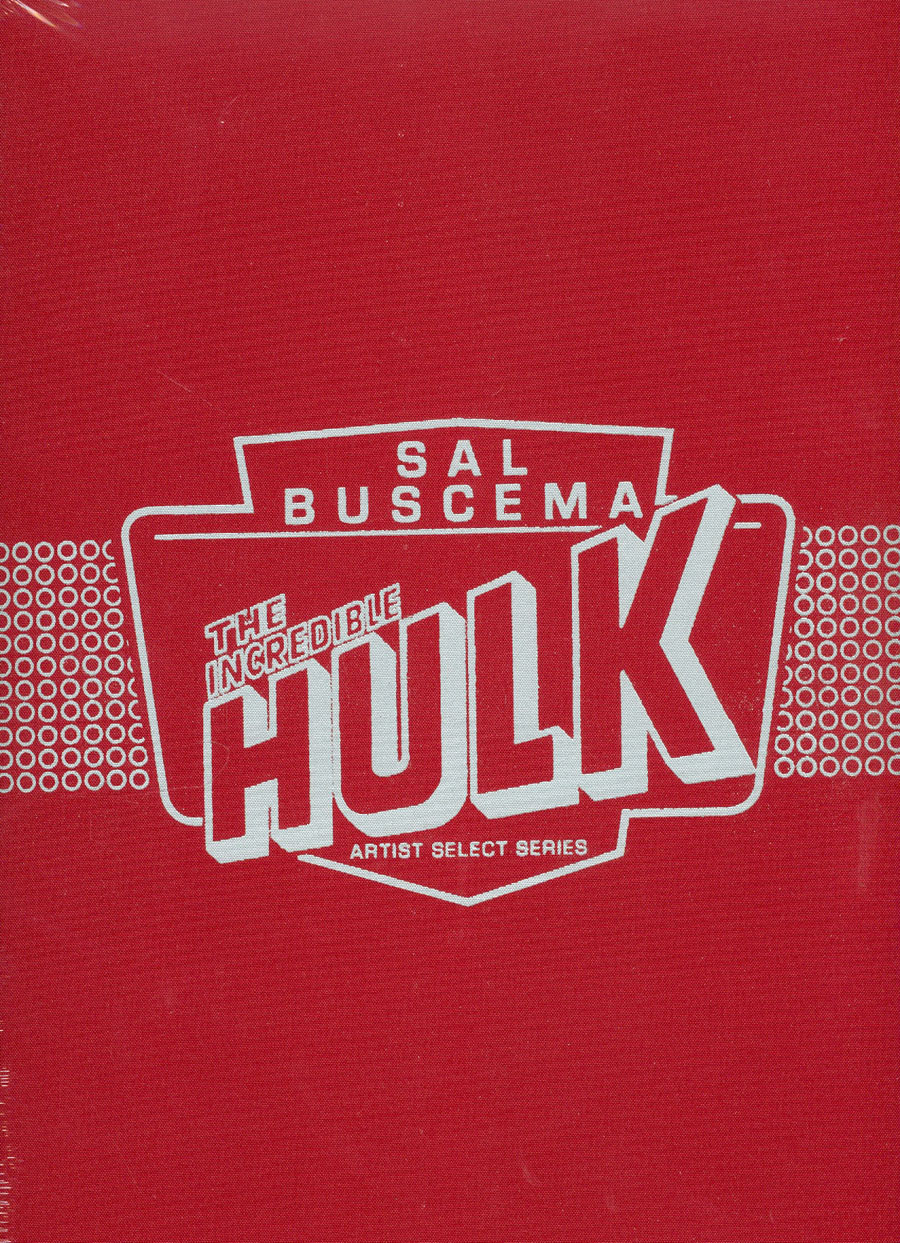 Incredible Hulk Sal Buscema Marvel Artist Select Series HC