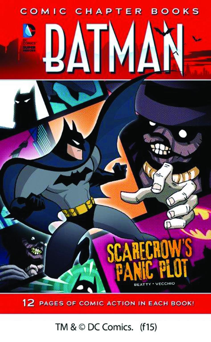 DC Comic Chapter Books Batman Scarecrows Panic Plot TP