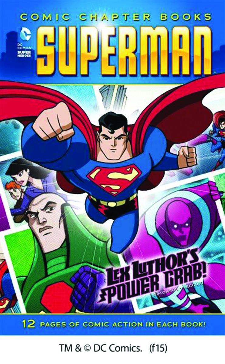 DC Comic Chapter Books Superman Lex Luthors Power Grab TP