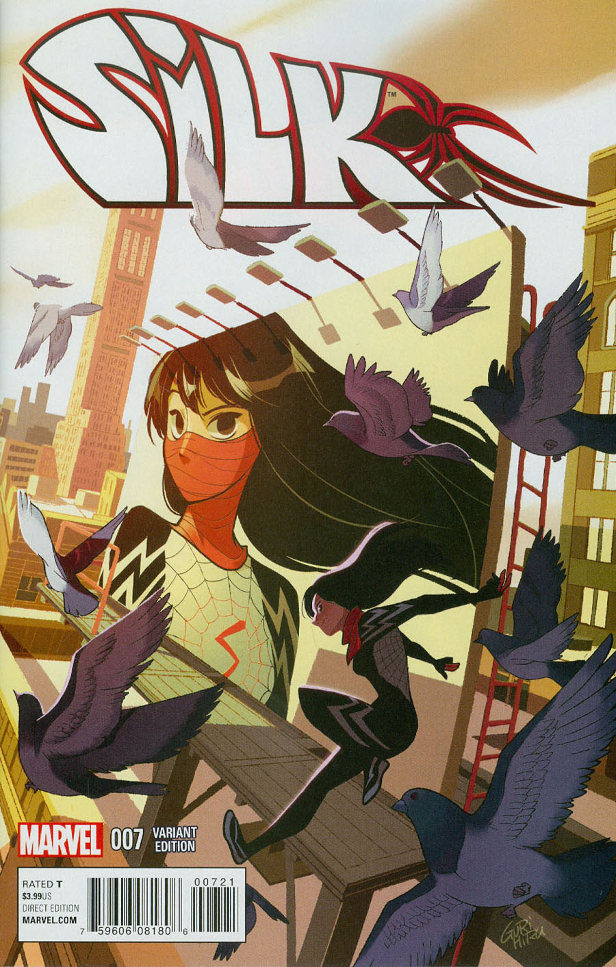 Silk #7 Cover B Variant Manga Cover (Secret Wars Last Days Tie-In)