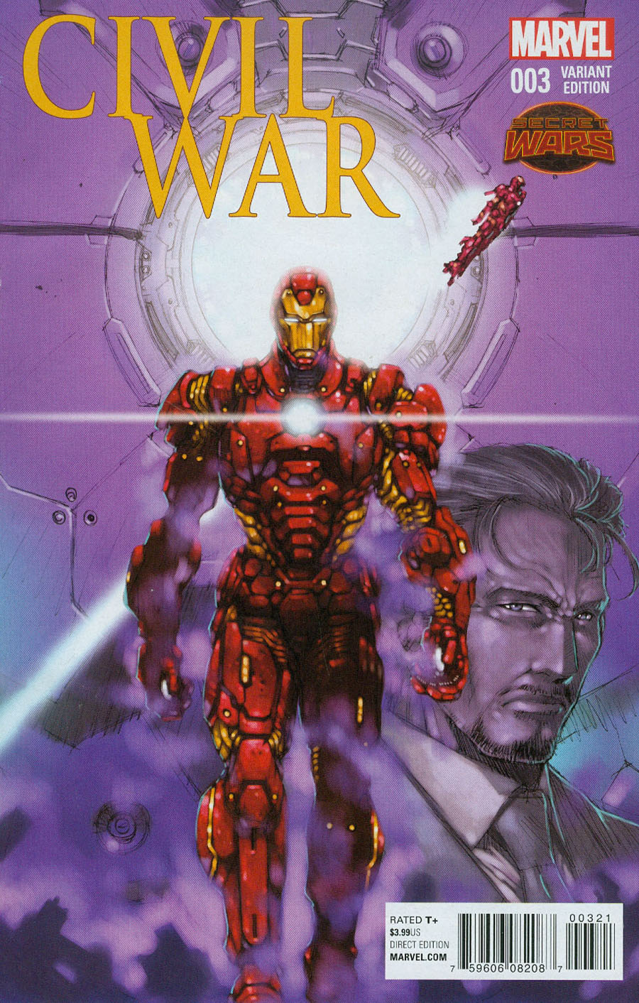 Civil War (Secret Wars) #3 Cover B Variant Manga Cover (Secret Wars Warzones Tie-In)