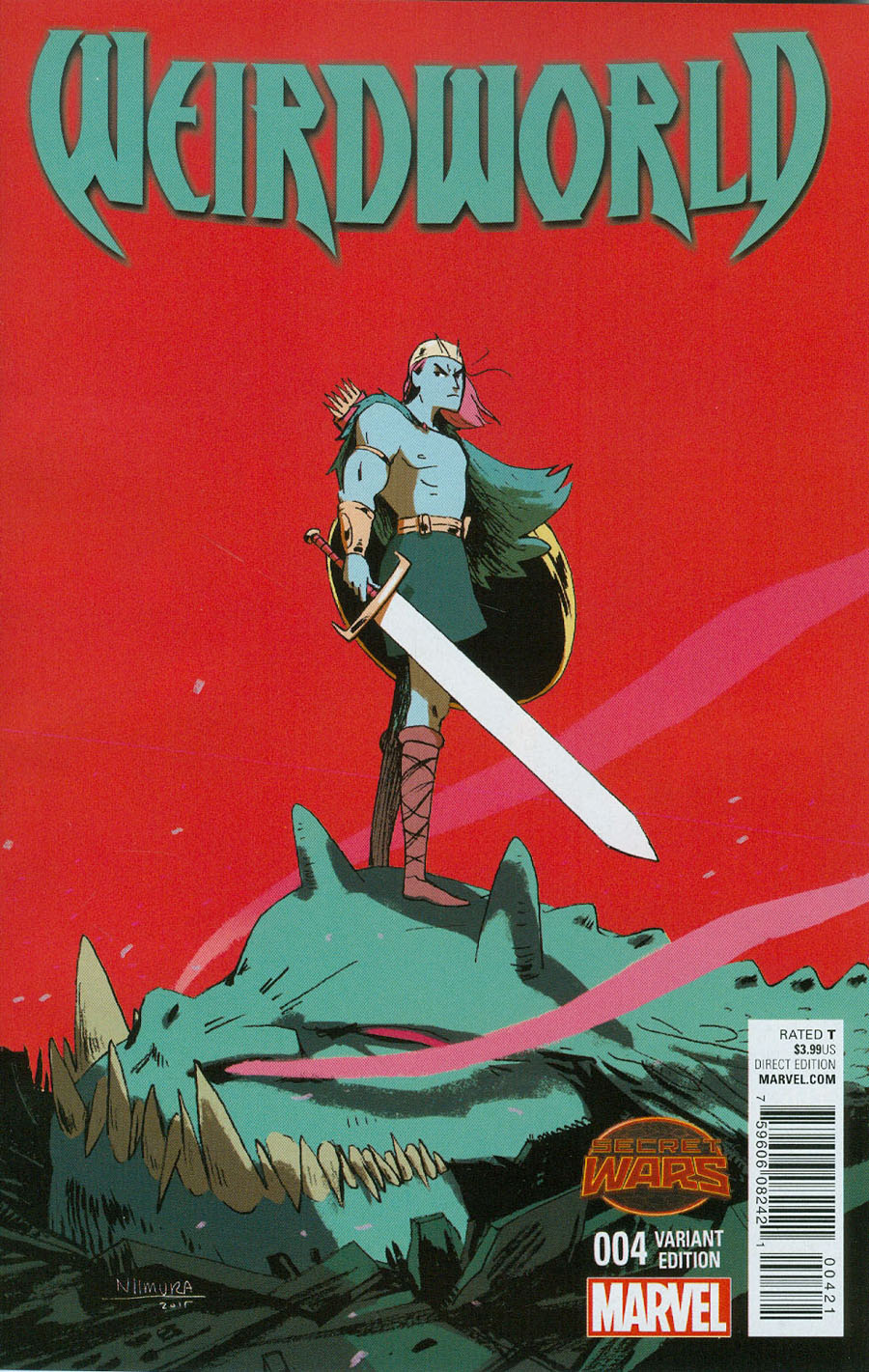Weirdworld #4 Cover B Variant Manga Cover (Secret Wars Warzones Tie-In)