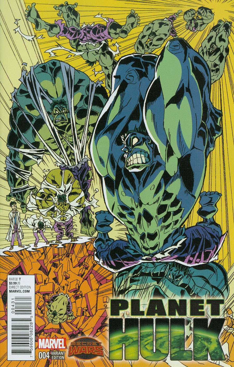 Planet Hulk #4 Cover B Variant Manga Cover (Secret Wars Warzones Tie-In)