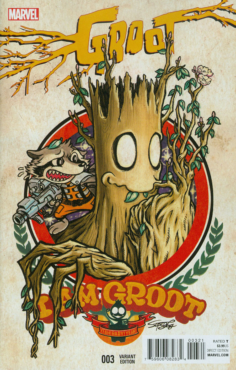 Groot #3 Cover B Variant Manga Cover