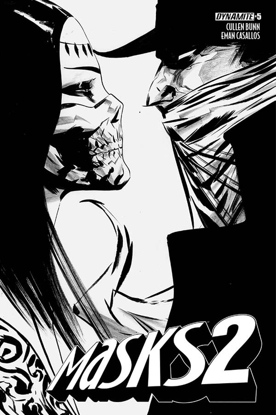 Masks 2 #5 Cover F Incentive Jae Lee Black & White Cover