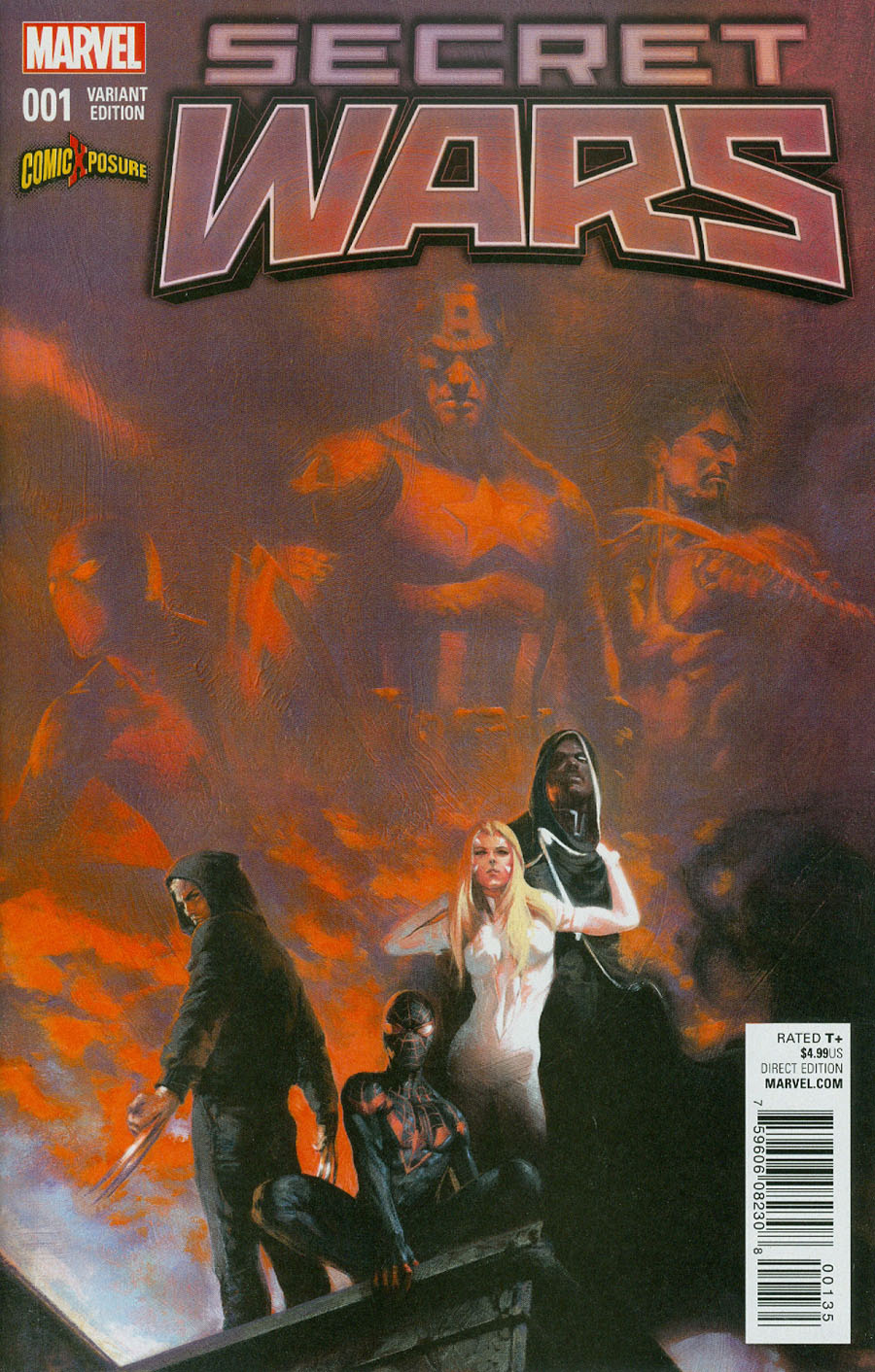 Secret Wars #1 Cover Z-A DF Comicxposure Exclusive Gabriele Dell Otto Variant Cover