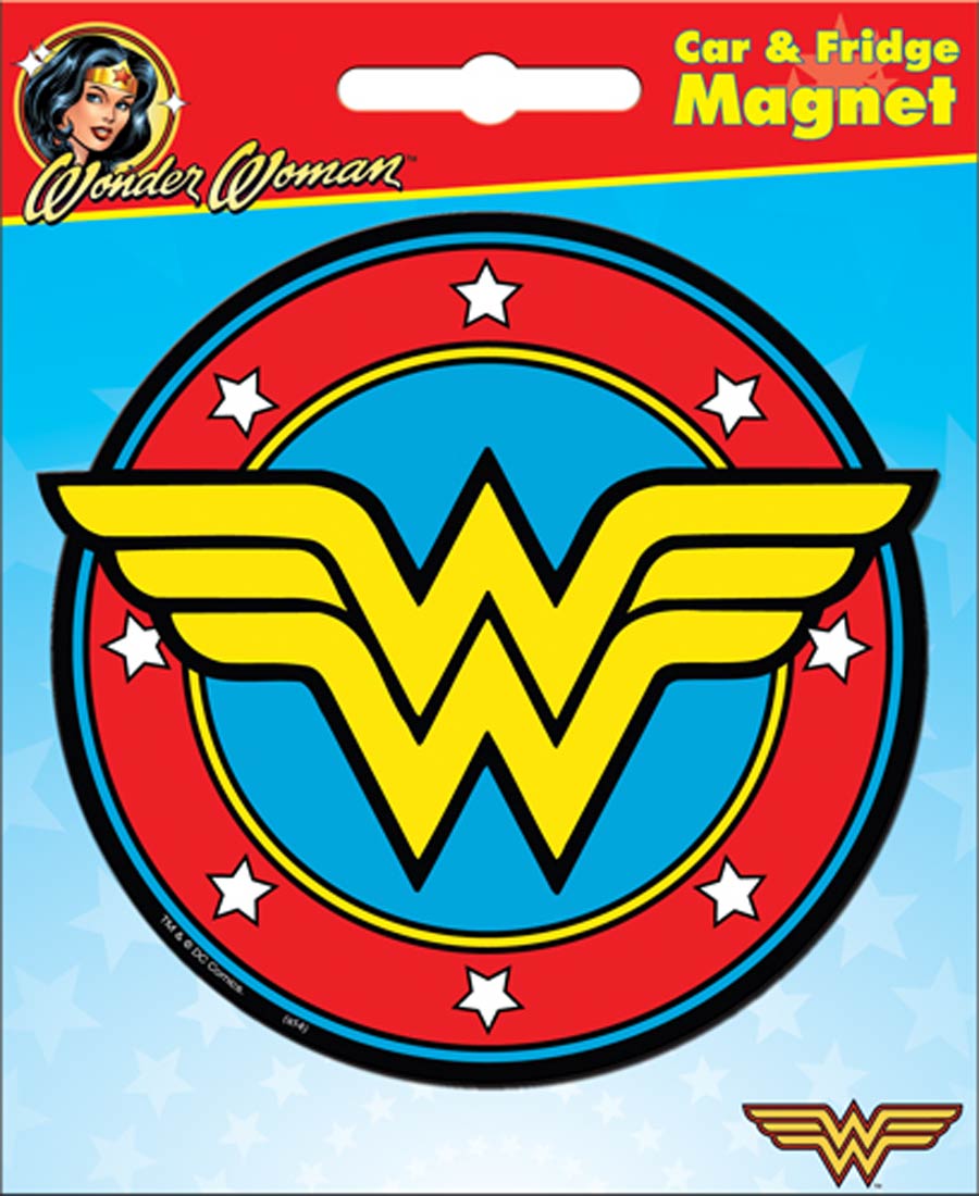 DC Comics Car Magnet Die-Cut - Wonder Woman Logo (31005DC)