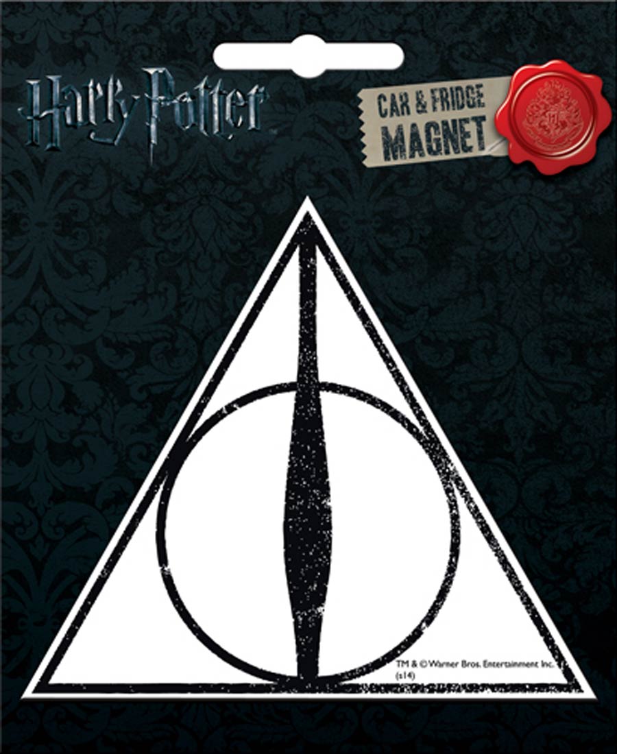 Harry Potter Car Magnet Die-Cut - Deathly Hallows (31006HP)