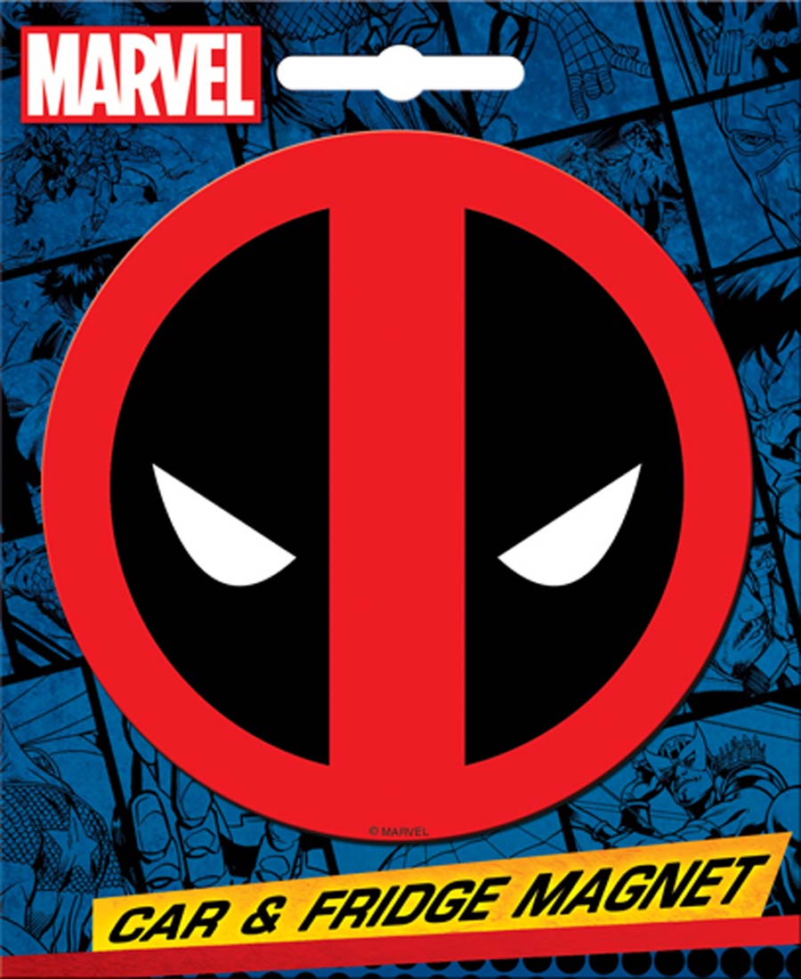 Marvel Comics Car Magnet Die-Cut - Deadpool Logo (31012MV)