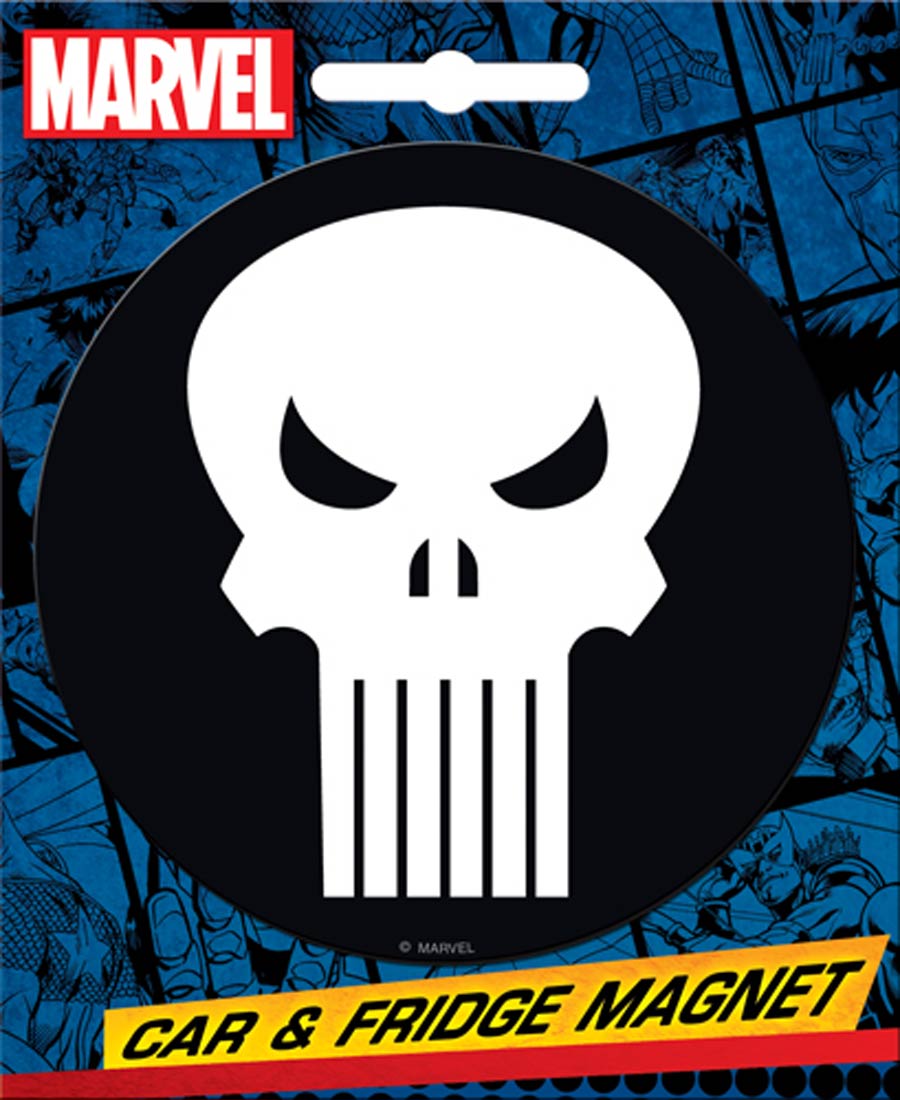 Marvel Comics Car Magnet Die-Cut - Punisher Logo (31015MV)
