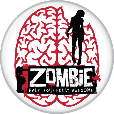 iZombie 2.5x3.5-inch Button - Brain (84580)
