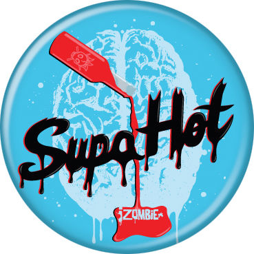 iZombie 2.5x3.5-inch Button - Supa Hot (85482)