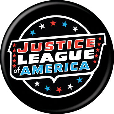 DC Comics 1.25-inch Button - Justice League Logo On Black Button (84493)