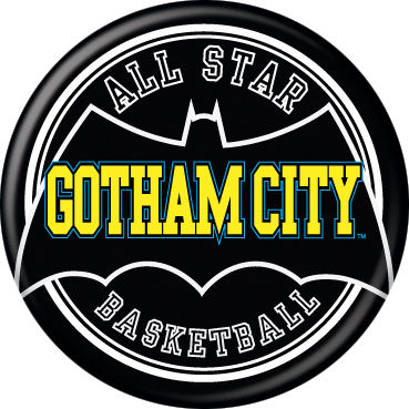 DC Comics 1.25-inch Button - All Star Basketball Gotham City Button (84500)