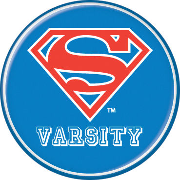 DC Comics 1.25-inch Button - Superman Varsity Button (84503)