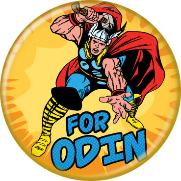 Marvel Comics 1.25-inch Button - Thor For Odin (84647)