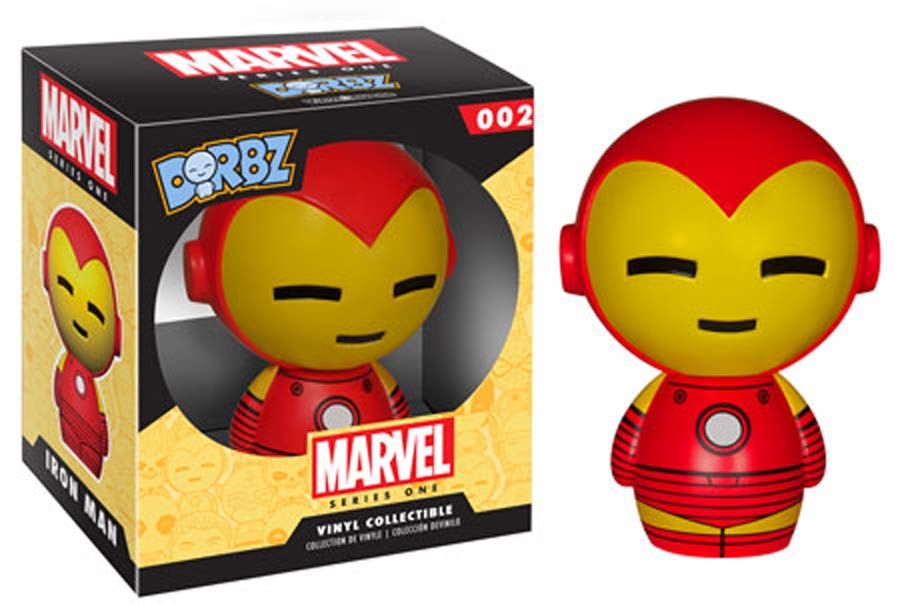 Dorbz 002 Classic Marvel Series 1 Iron Man Vinyl Figure