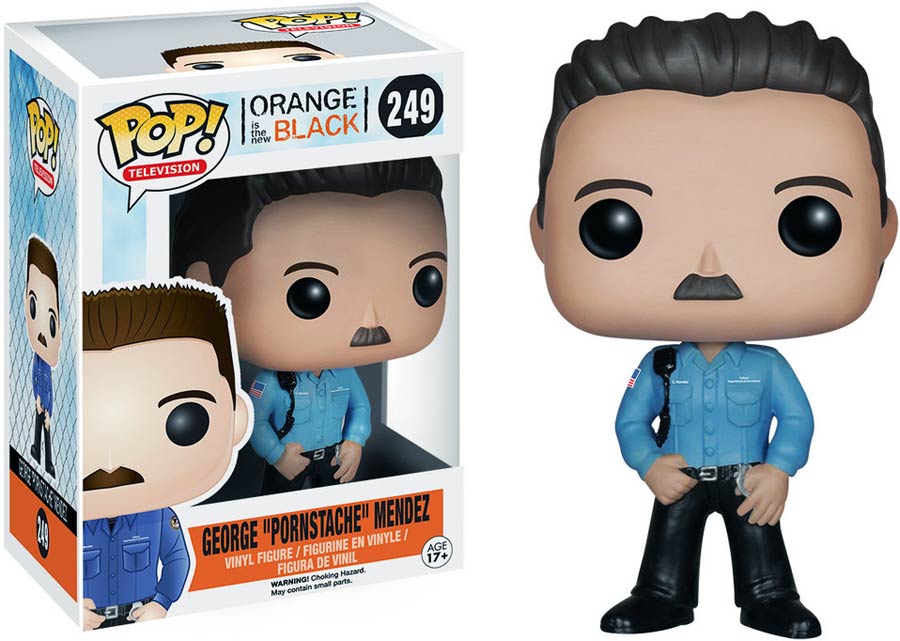 POP Television 249 Orange Is The New Black George Pornstache Mendez Vinyl Figure