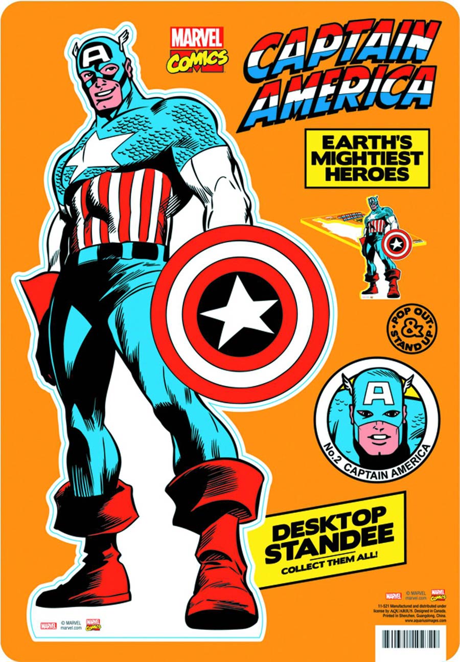 Marvel Comics Pop-Out Desktop Standee - Captain America