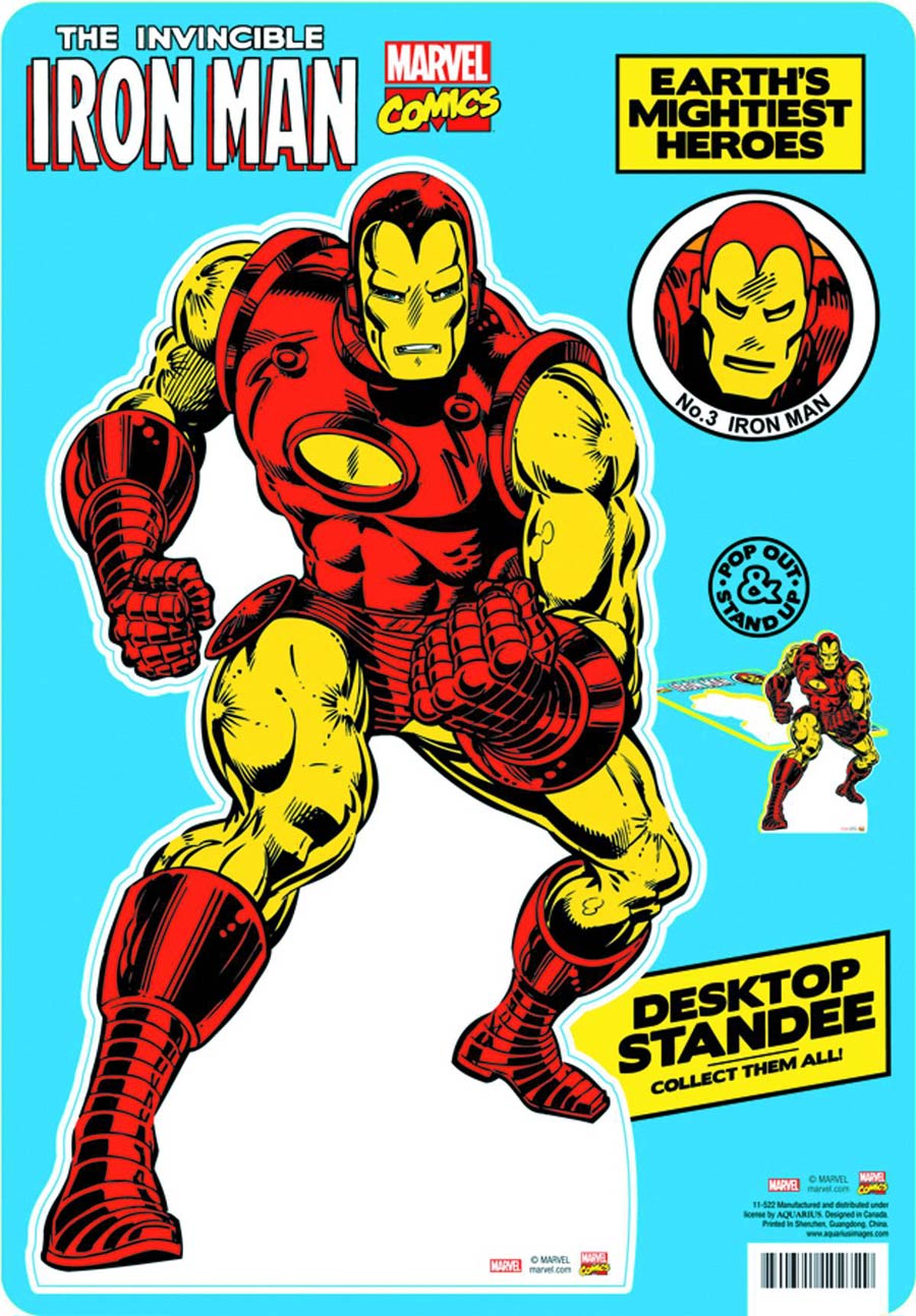 Marvel Comics Pop-Out Desktop Standee - Iron Man