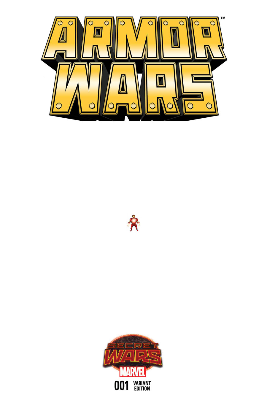 Armor Wars #1 Cover F Incentive Pasqual Ferry Ant-Sized Variant Cover (Secret Wars Warzones Tie-In)