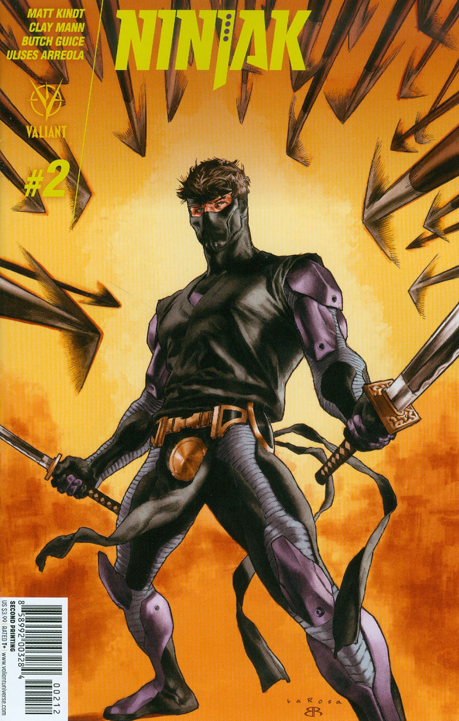 Ninjak Vol 3 #2 Cover F 2nd Ptg Lewis LaRosa Variant Cover