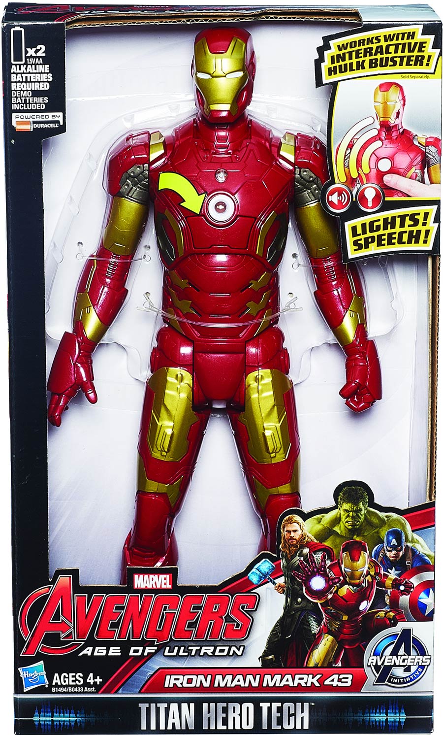 Avengers Age Of Ultron Titan Hero Tech Iron Man Action Figure