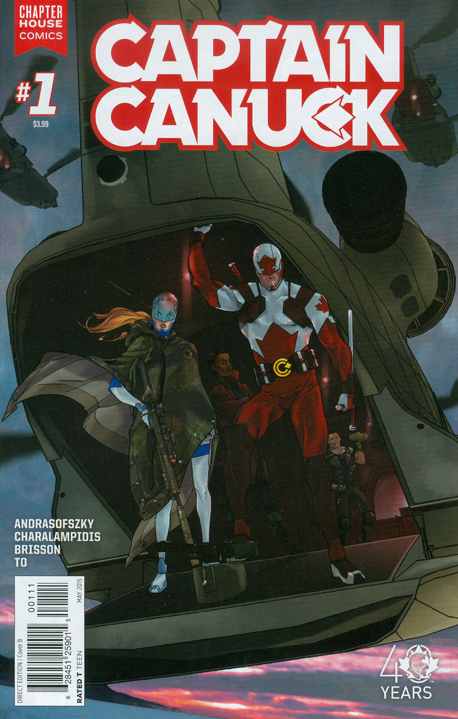 Captain Canuck Vol 2 #1 Cover B Regular Captain Canuck Cover