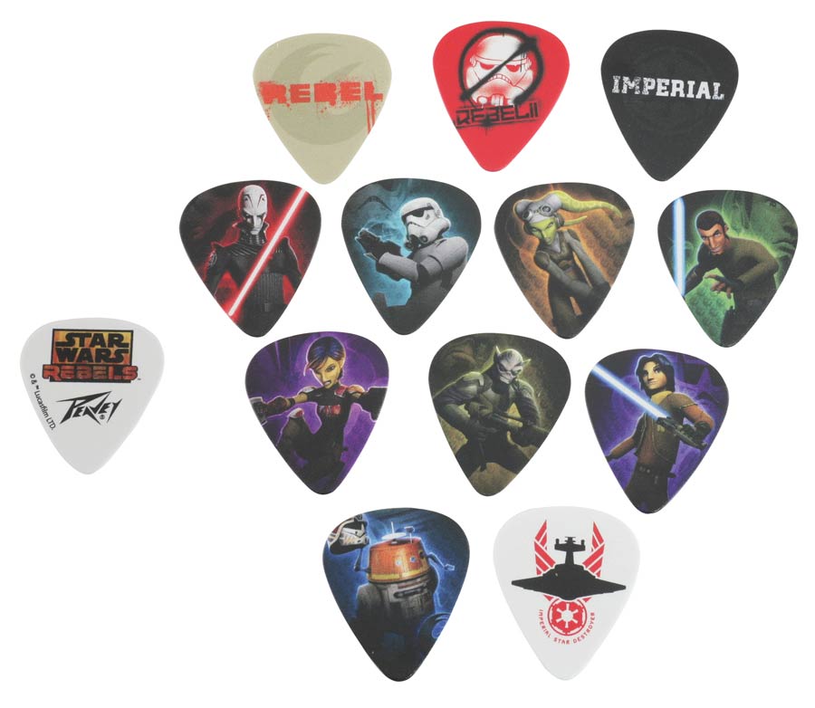 Star Wars Guitar Pick 12-Pack - Rebels