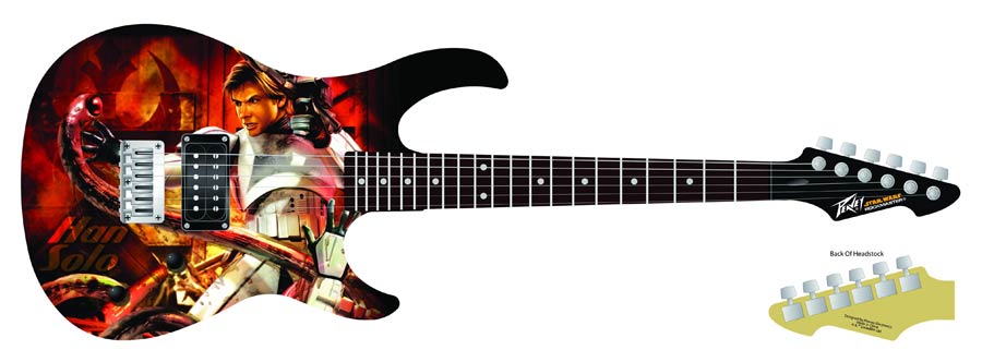 Star Wars Rockmaster Electric Guitar - Han Solo
