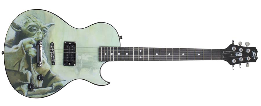 Star Wars Single-Cut Electric Guitar - Yoda