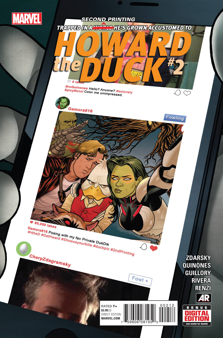 Howard The Duck Vol 4 #2 Cover E 2nd Ptg Joe Quinones Variant Cover