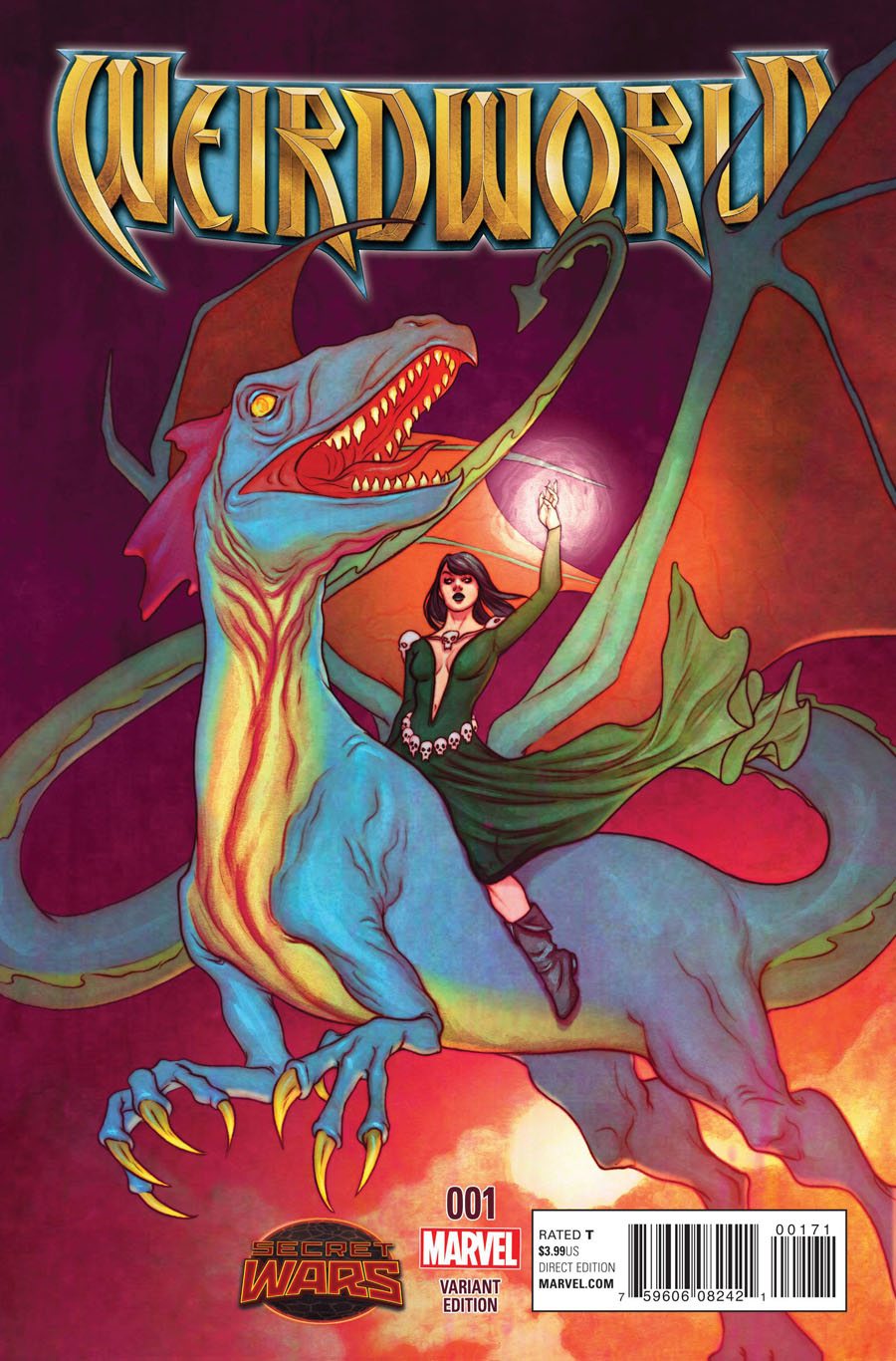 Weirdworld #1 Cover H Incentive Jenny Frison Variant Cover (Secret Wars Warzones Tie-In)