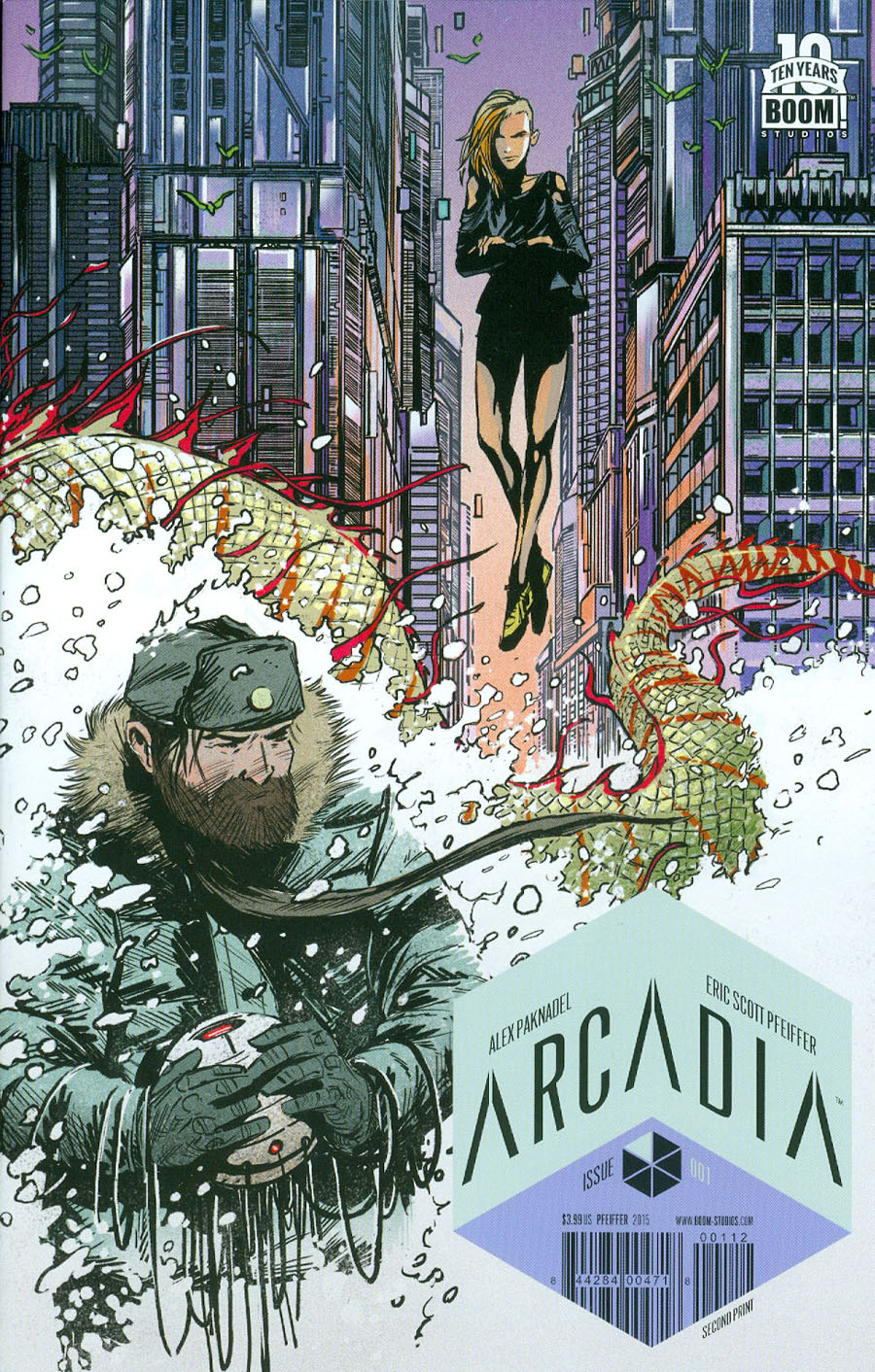 Arcadia #1 Cover E 2nd Ptg Eric Scott Pfeiffer Variant Cover 