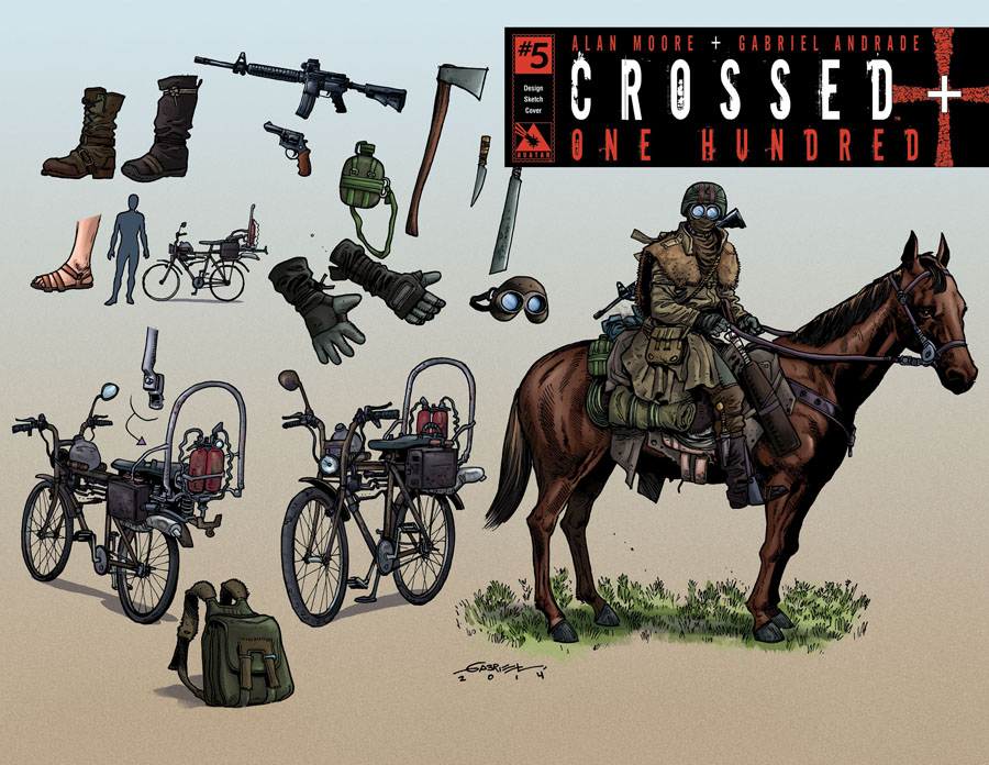 Crossed Plus 100 #5 Cover H Incentive Design Sketch Cover