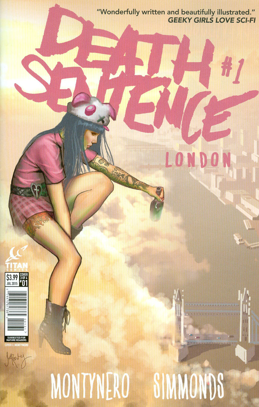 Death Sentence London #1 Cover C Incentive Montynero Variant Cover