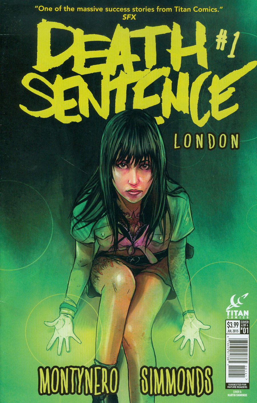 Death Sentence London #1 Cover D Incentive Martin Simmonds Variant Cover