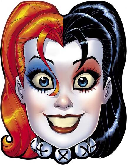 DC You Paper Mask - Harley Quinn