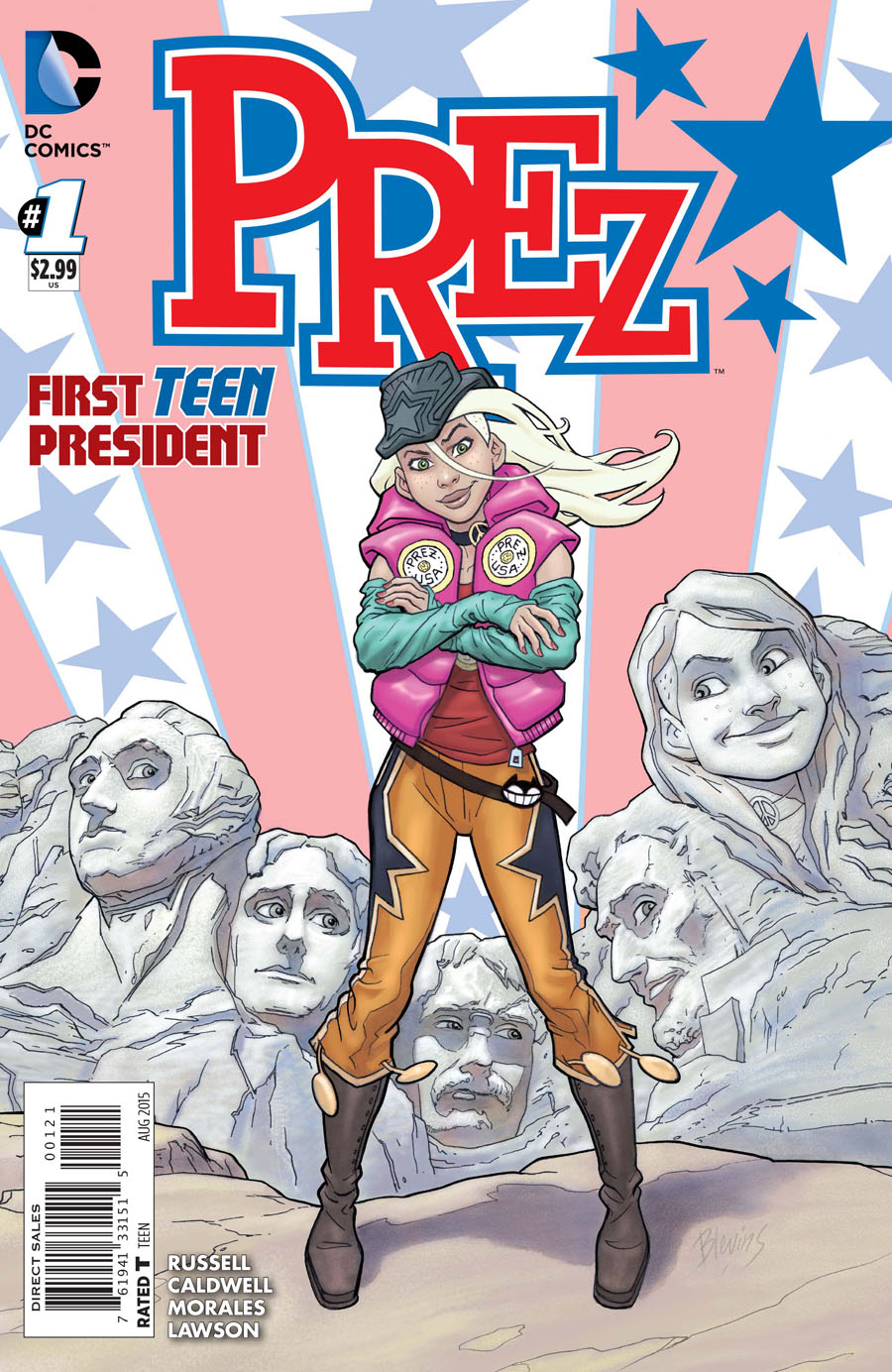 Prez Vol 2 #1 Cover B Incentive Bret Blevins Variant Cover