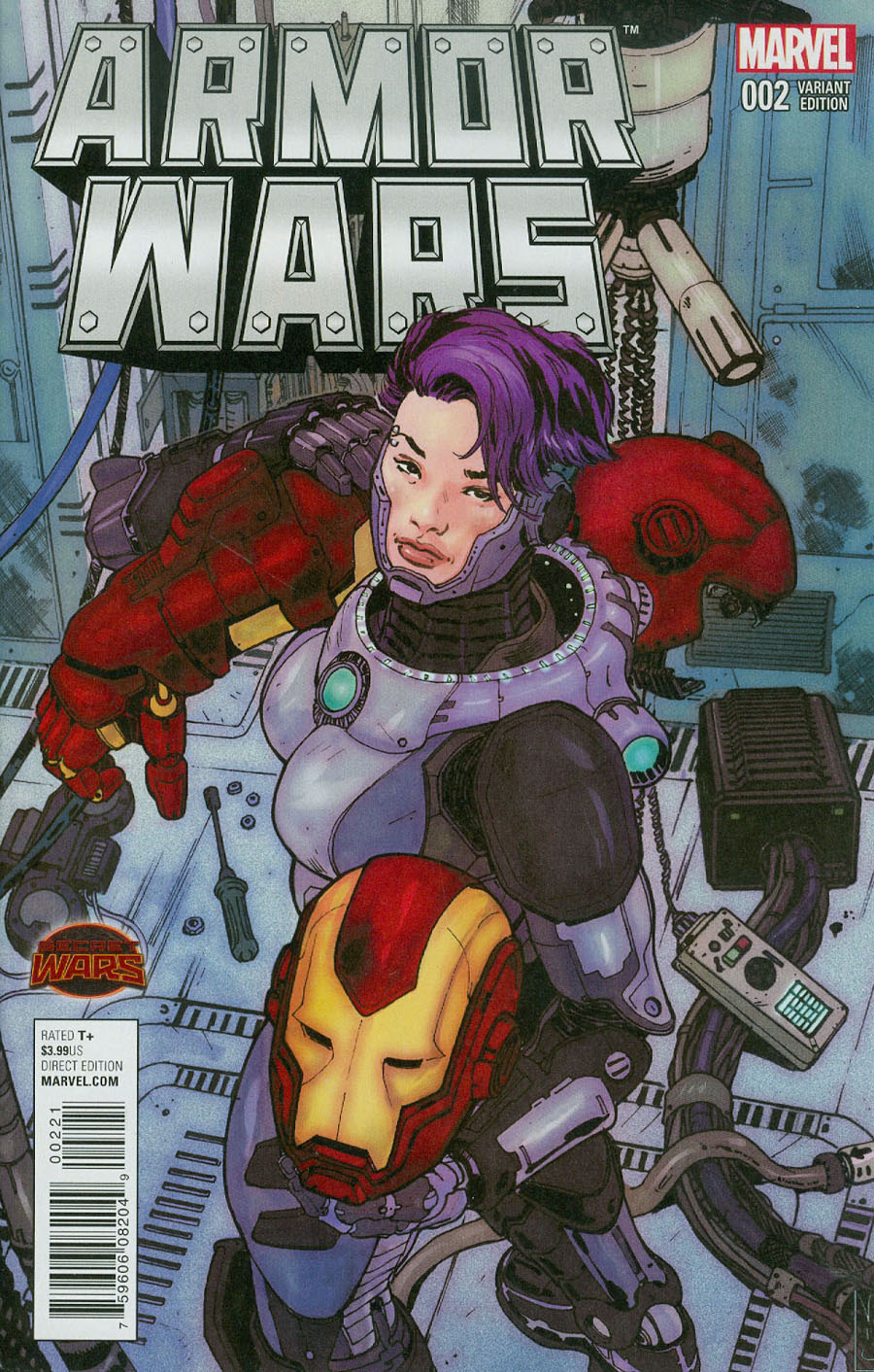Armor Wars #2 Cover B Incentive Variant Cover (Secret Wars Warzones Tie-In)