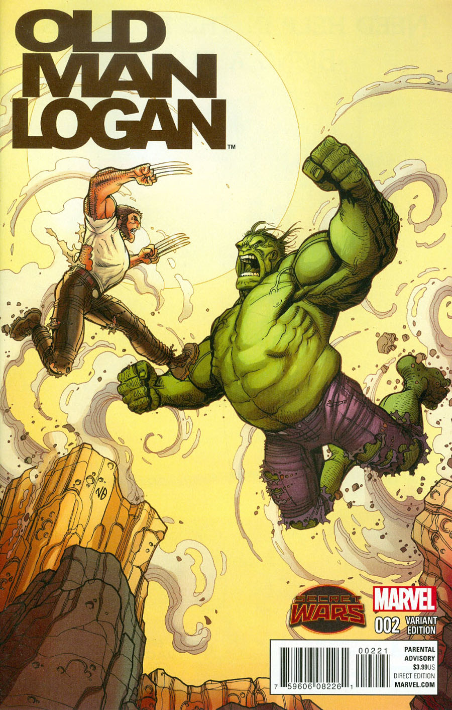 Old Man Logan #2 Cover C Incentive Variant Cover (Secret Wars Warzones Tie-In)