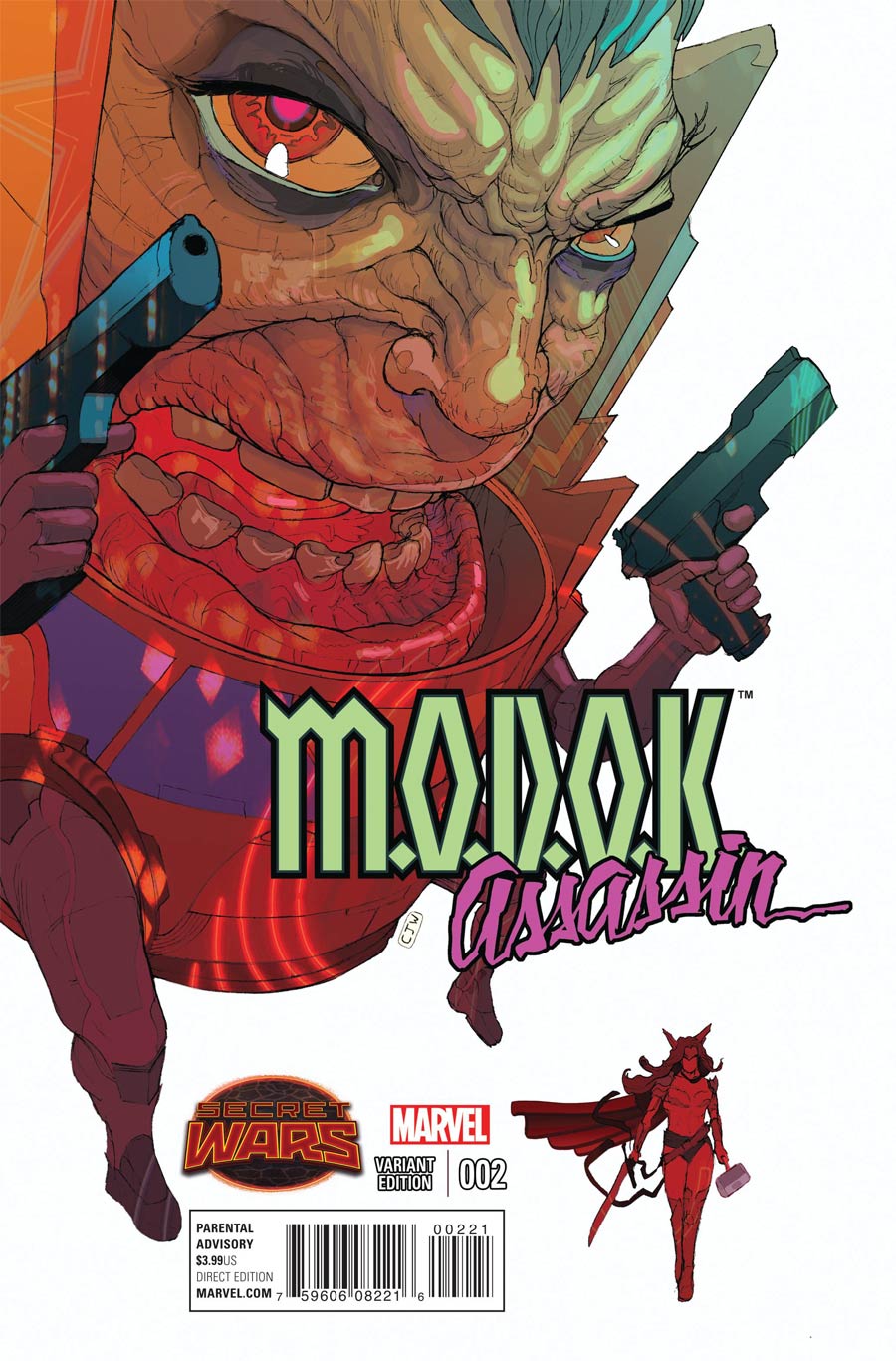MODOK Assassin #2 Cover B Incentive Christian Ward Variant Cover (Secret Wars Warzones Tie-In)