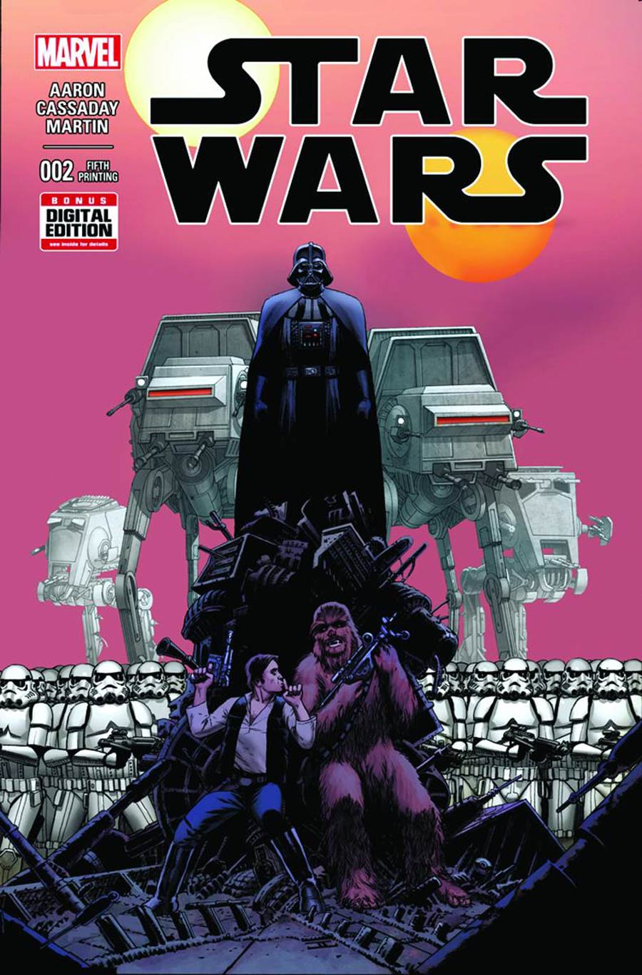 Star Wars Vol 4 #2 Cover J 5th Ptg John Cassaday Variant Cover