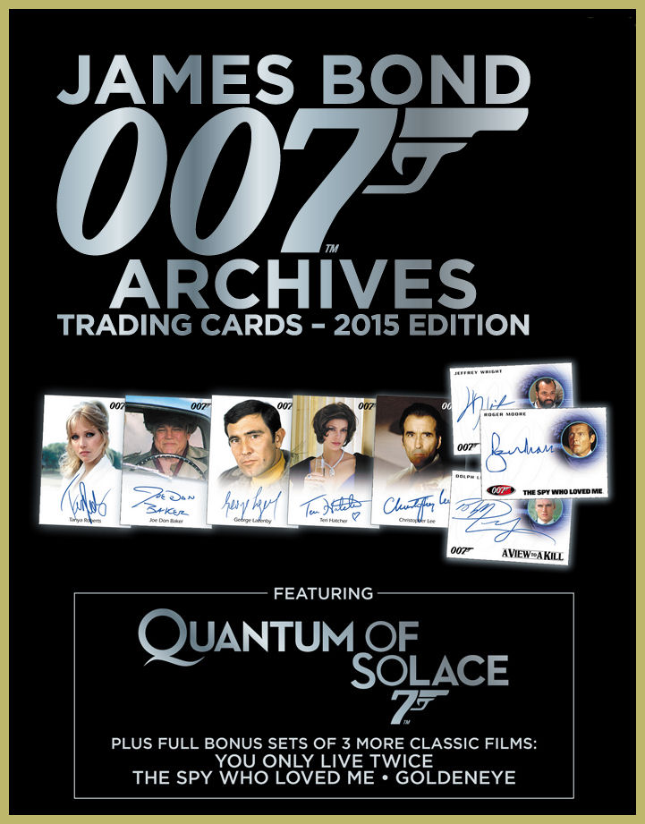 James Bond Archives 2015 Edition Trading Cards Pack
